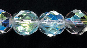 8FC512: CZ FACET RD Crystal AB 8MM 200PC