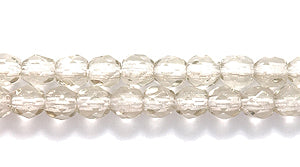 3FC204: CZ FACET RD TRANS LT Grey 3mm-600PC