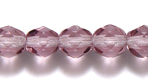 6FC296-D: CZ FACET RD MED Amethyst 6MM-600PC