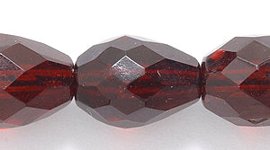 46FC246-DJ: CZ FC Drop Deep Garnet 10x13mm 300PC