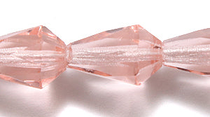 47FC291-PQ: Limited CZ FC Drop TR Pale Pink 8x12mm 300PC