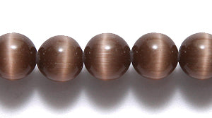 6FO657-2: Fiber Optic Bead Round Dark Brn 6mm