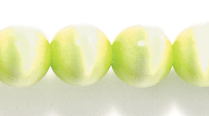 8FO683: Fiber Optic Bead Round Green 8mm