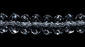73CD212: Crystal Round Rondelle Crystal 4x6mm 1STR