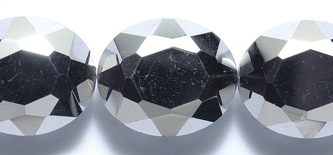 39CD815: Crystal Oval Silver 20x24mm 6PST