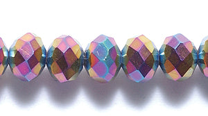 73CD599-I: Cut CRY RD RNDL Purple Iris 4x6mm 15-16" STR