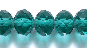 75CD287: Cut CRY RNDL Emerald 6x8mm 15-16" STR