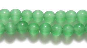 4FO686-2: Fiber Optic Bead Round Dark Green 3.5mm