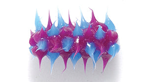 64MS198-74: Rubber Tube Purple w/Blue 15mm - 5PPK