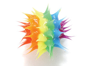 8MS525: Rubber Round Rainbow 8mm - 5PPK