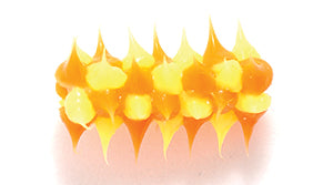 64MS134-22: Rubber Tube Orange w/Yellow 15mm - 5PPK