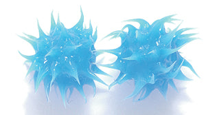 6MS175: Rubber Round Blue 6mm - 5PPK