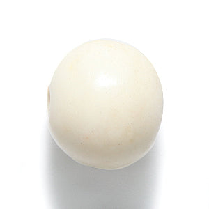 16BN114: Bone Smooth Round 16mm Average 20 Pieces