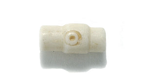 57BN153-C: India Bone Tube Carved Antiqued 6x10mm 50 Pieces