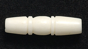 24IP153-C: India Bone Carved With Ridges 1in 25 Pieces