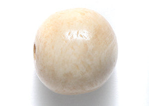 16BN153: Bone Smooth Round Antique 16mm Average 20 Pieces