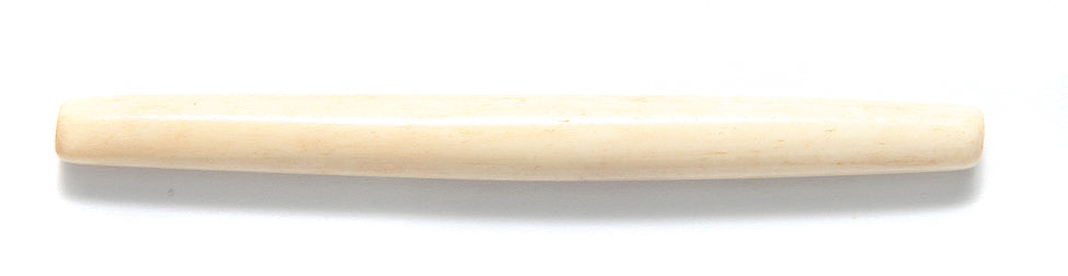 72IP153: India Bone Antique Hare Pipe 3 Inch 6 Pieces