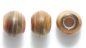 8HR155: 8HR155 Horn RND 2 Tone BRWN 8mm 100PC