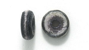40BN109-W: Bone Disc Black/white 3x9mm Average 75 Pieces