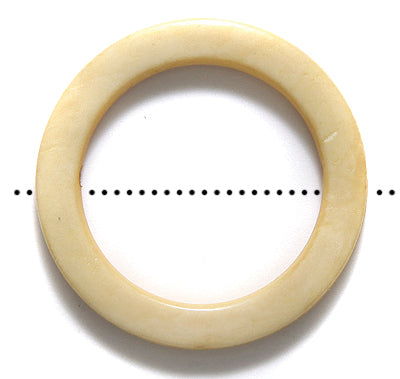 BN202-AN: Bone Ring Antique 30mm 5 Pieces