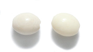 36BN114: Bone Smooth Oval 6x8mm Average High Quality 75 Pieces