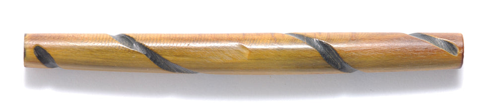 72HR153-TC: Horn Tube Burnt With Carving 3 Inch 10 Piece Pack