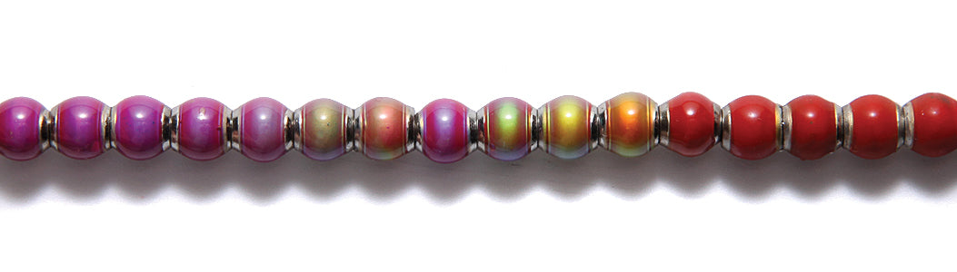 6MB994: Mirage Mood Rnd Hot Pink 6mm