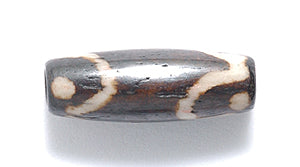 BN275-23: Bone Pipe Brown/antique 18mm Average 20 Pieces