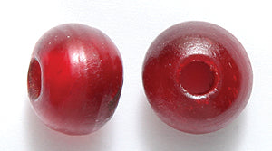 10HR247: Horn Round Red Amber 10mm 50 Pieces