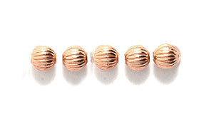 3MR856-F: Round Fluted Pure Copper 3mm-100PC