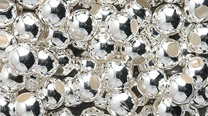 4MR813-E: Metal Round Silver 4mm-200PC