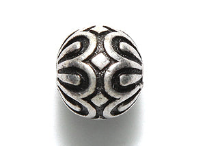 ME4185-S1: Bead Silver 12mm-5PC