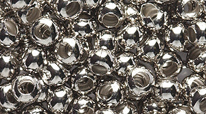 71ME815: Metal Donut Nickel Plated Brass 2.5x4mm 100PC