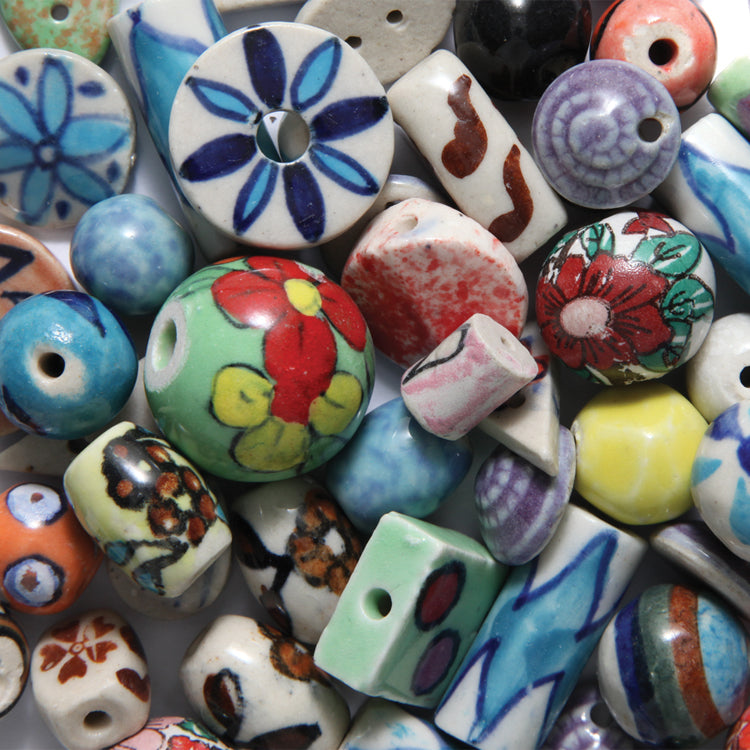 VE525-CR2: Bead Mix Ceramic Assortment-100GM