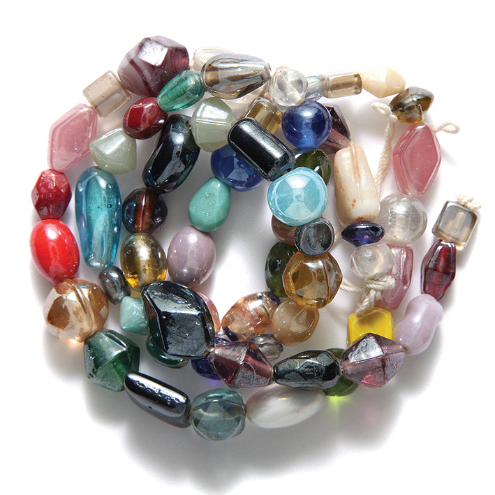 VE524-L: Bead Mix Luster 6-12mm 24Inch St
