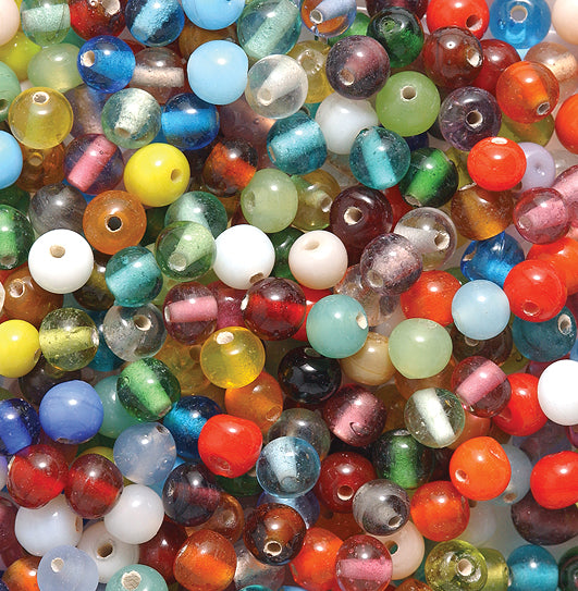 VE525-RD: Bead Mix Rounds 4-5mm-150GM