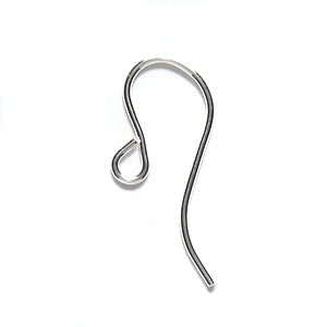 SS54-17: Earwire 8x17mm 22GA Sterling - 10PR