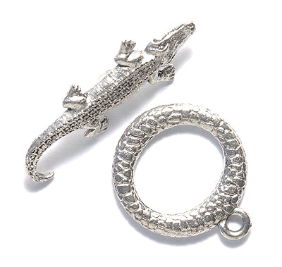 PW2049-S: Toggle Alligator Sil 17&29mm