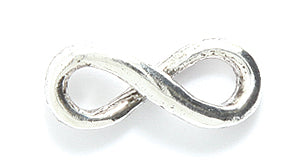 PW6373-AS: Connector Infinity 8x20mm Bright Silver-1PC