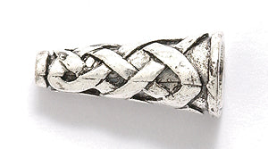 PW3475-AS: Cone w/Celtic Knot Design Silver 20mm-1PC