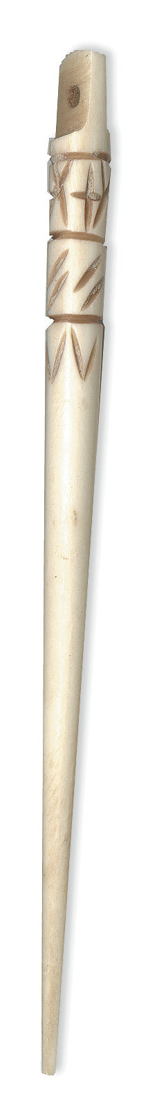 BN352-5C: Bone Hair Pin Carved 5" 3 Pieces