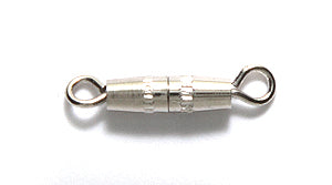 FI110-S: Clasp Torpedo Barrel Nickel 3x17mm 12 Sets