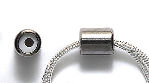 BR2000-GM: Slider Clasp 2mmID 5.5x7 GNMTL - 2PPK