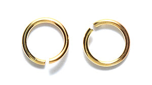 FI208-G1: Jump Ring Gold 8mm 18GA - 34PPK/5GM