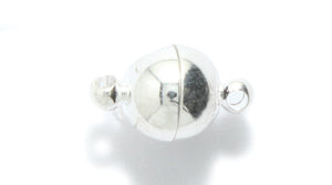 FI146-6S: Clasp Magnetic Round 8mm Silver 1SE