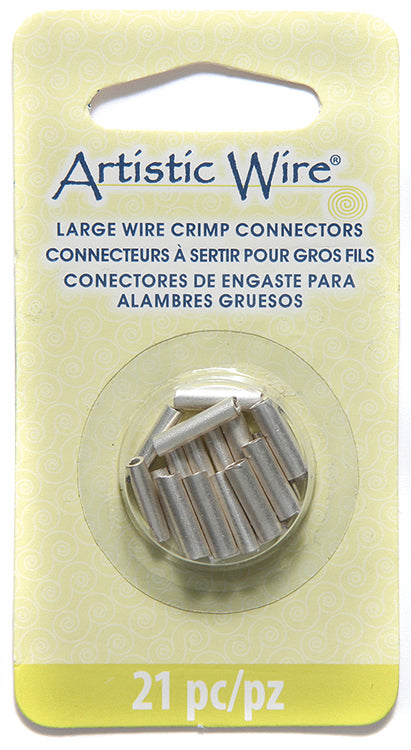 FI164-SMX: Large Wire Crimp Mix Silver Plating 12/14/16 Gauge 21 Piece - Package