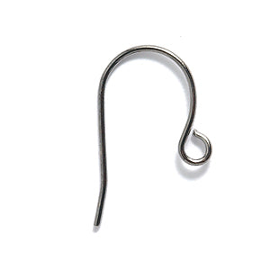 FI44-GM: Ear Wire Shepherds Hook GNMTL 21GA - 6PR
