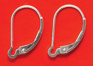 FI539-SS1: Earring Leverback Interchangeable Sterling - 1PR