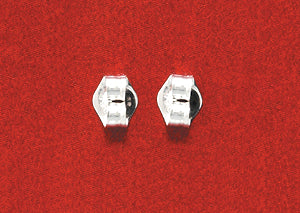 FI20-SS: Earring Back Clutch Sterling 10PPK/5PR