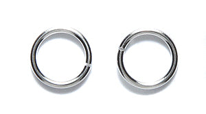 FI208-SN: Jump Ring Stainless Steel 8mm 18GA - 34PPK/5GM